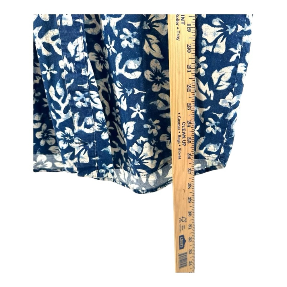 McGregor Men’s L Large VTG 80’s Cotton Blue SS Button Shirt Hawaiian‎ Vintage - Picture 10 of 12